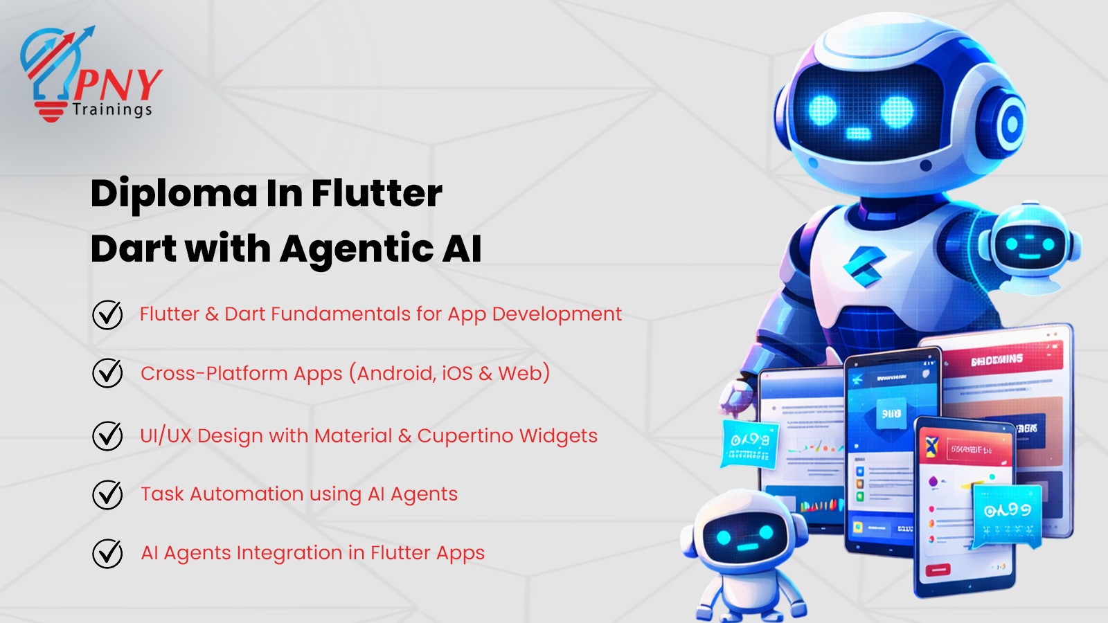 Flutter Dart  with Agentic AI course in lahore